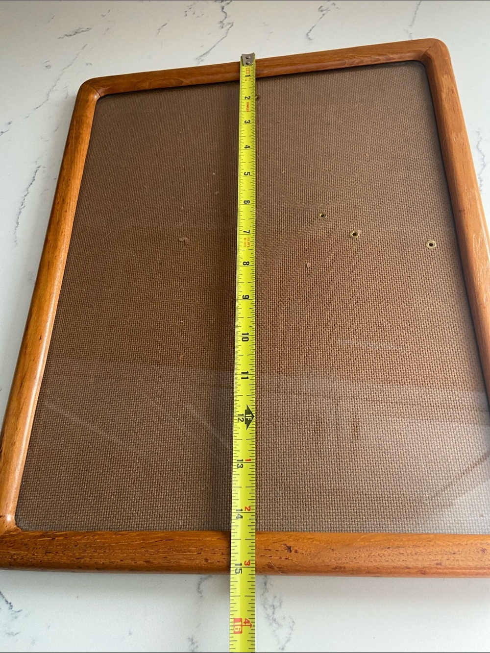 Vintage Mid Century Modern Wood Picture Frame 12x15 - Picture 6 of 7